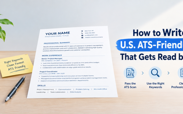 How to Write a U.S. ATS-Friendly Resume That Gets Read by Recruiters