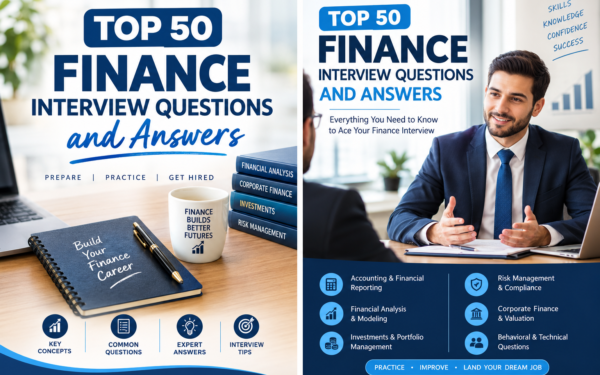 Top 50 Finance Interview Questions and Answers (USA Guide)
